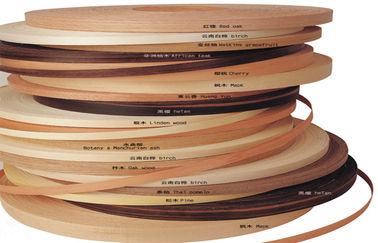 Chapa de madera natural de las bandas de borde para MDF, grueso de 0.3m m - de 3.5m m