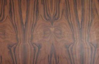 Hojas de chapa de madera teñidas coloreadas palo de rosa de los muebles de Santos Brown