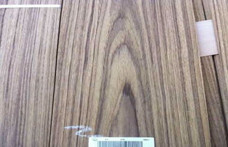 Chapa natural africana de la teca del corte de la corona con la textura negra de Triped