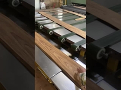 Chapa de chapa de teca tailandesa con corte de corona