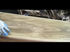 Chapa de chapa de teca tailandesa con corte de corona, grado AAA