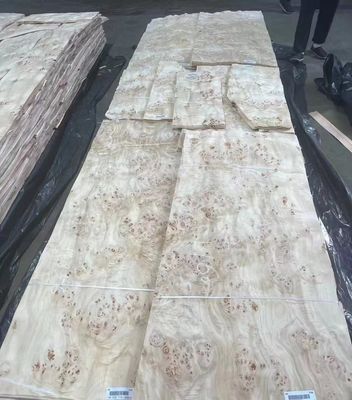 Hojas de chapa de álamo natural cortadas en rodajas de un grado para la decoración de muebles