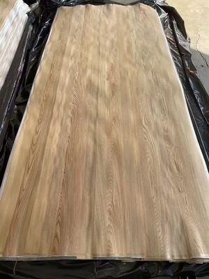 Hoja de chapa de carilla de coronilla de olmo marrón natural cortada para madera contrachapada