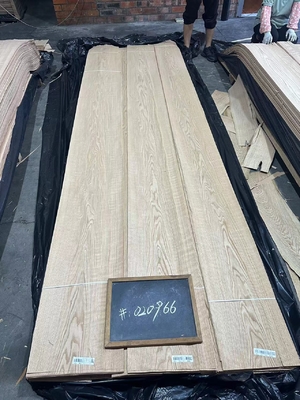 Lámina de carilla de roble de acabado natural Alta durabilidad No terminada y duradera
