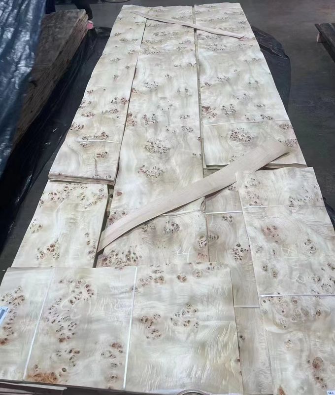 Hojas de chapa de álamo natural cortadas en rodajas de un grado para la decoración de muebles